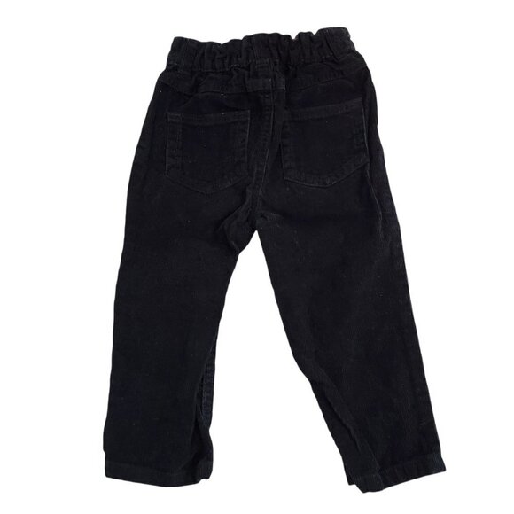 Carters 24 Mo Black Cotton Corduroy Jeans Pants - Picture 2 of 5
